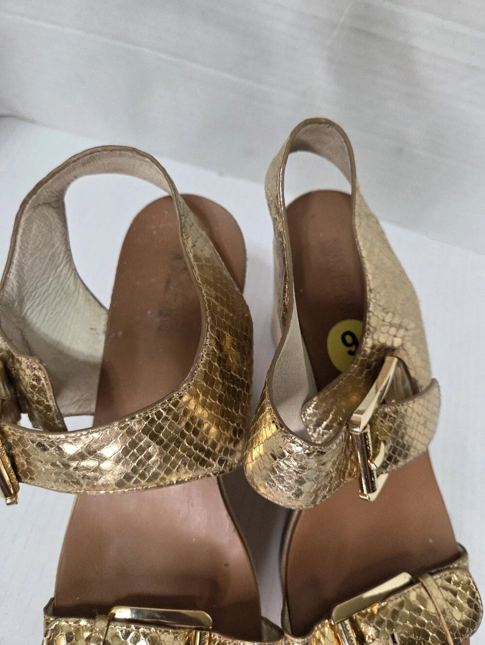 Michael Kors Warren Platform Wedge Sandals Heels